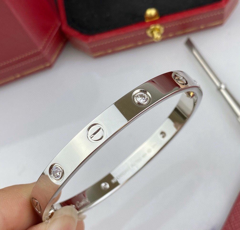 Cartier Silver Strass Bracelet