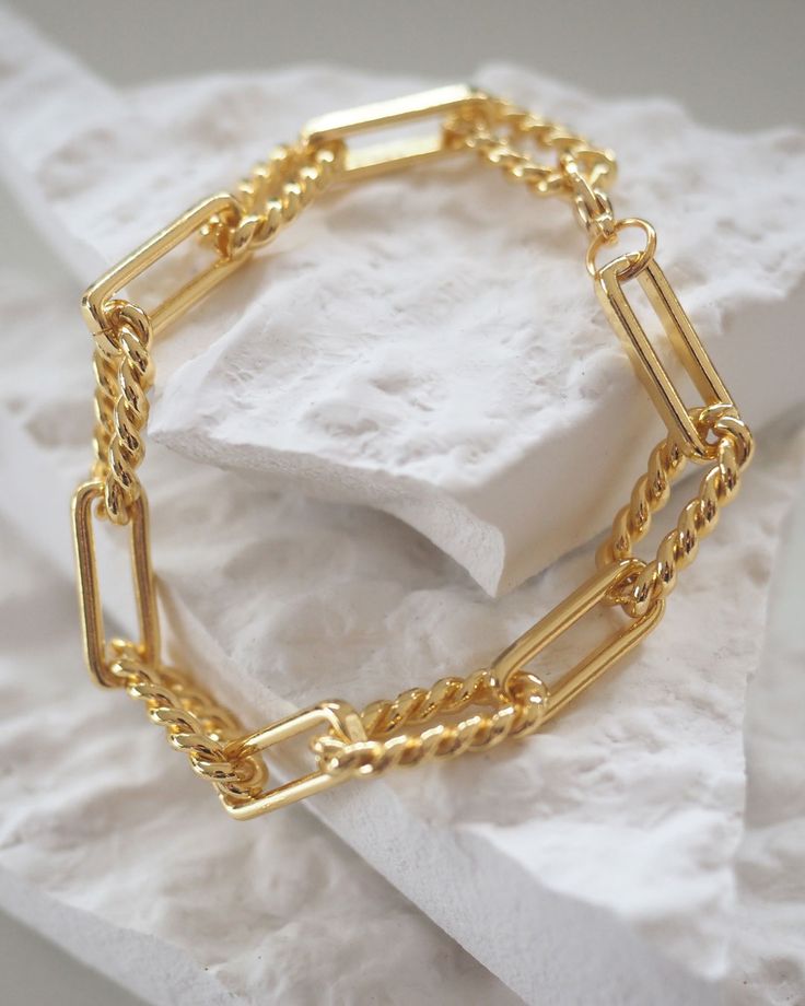Mixed Link Chain Bracelet