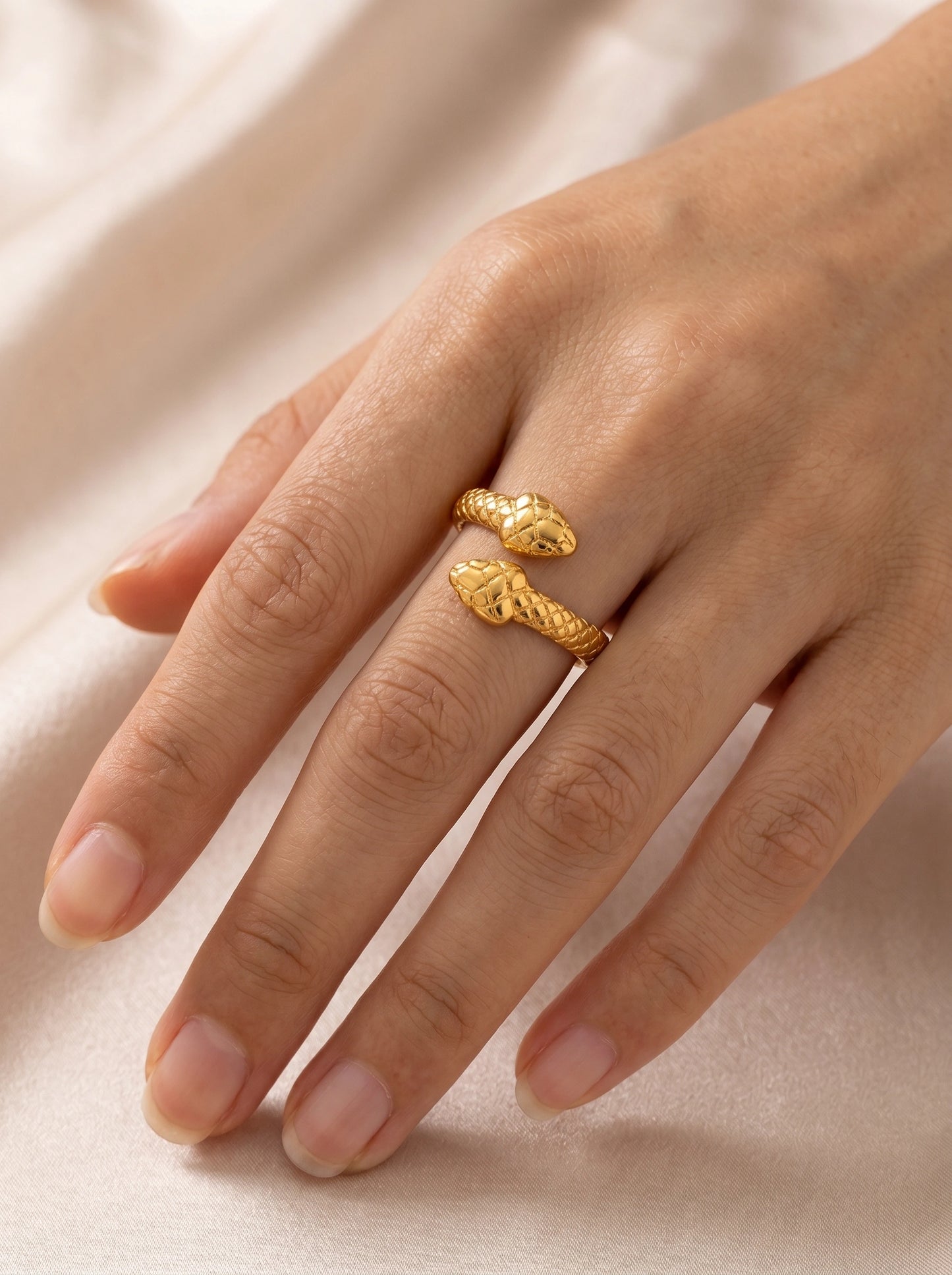 The Medusa Textured Ring