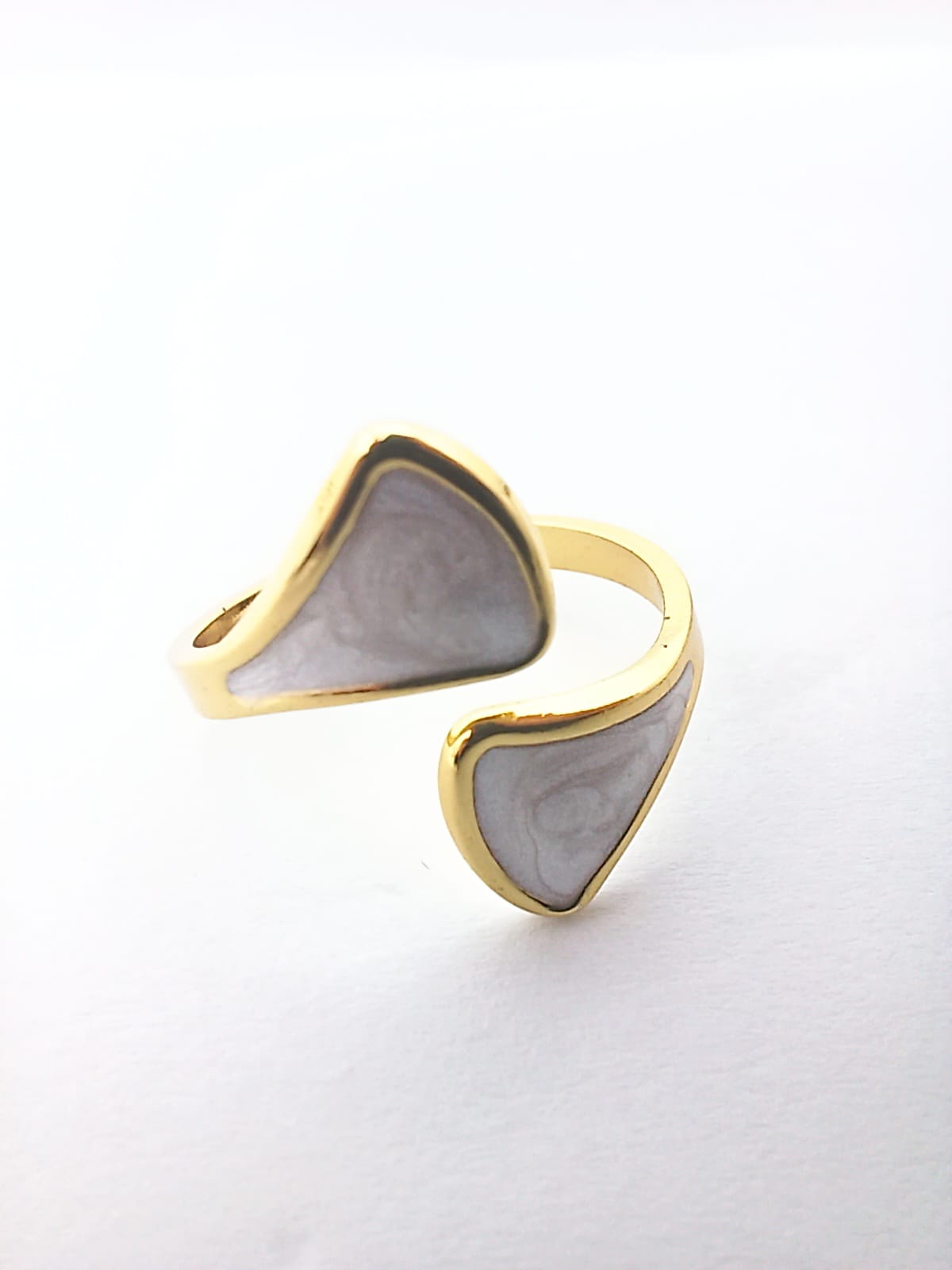 Fan Shaped Open Ring