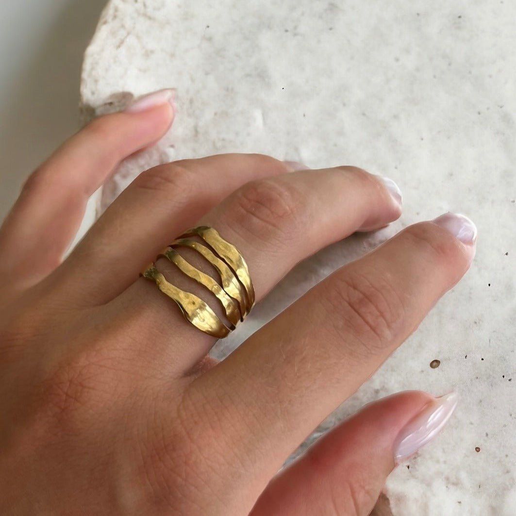 Hollow Out Open Ring