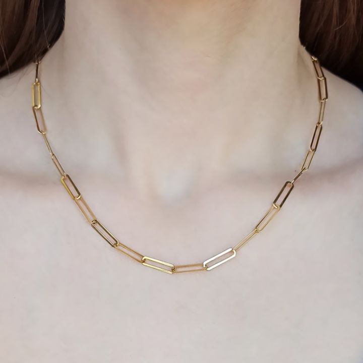 Oval link chain Necklace