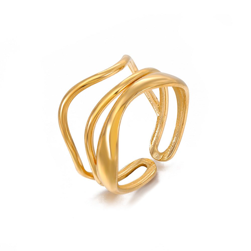 Anya Textured Ring