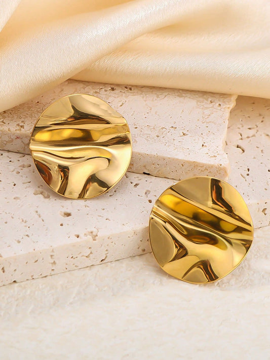 Curved Surface Earrings