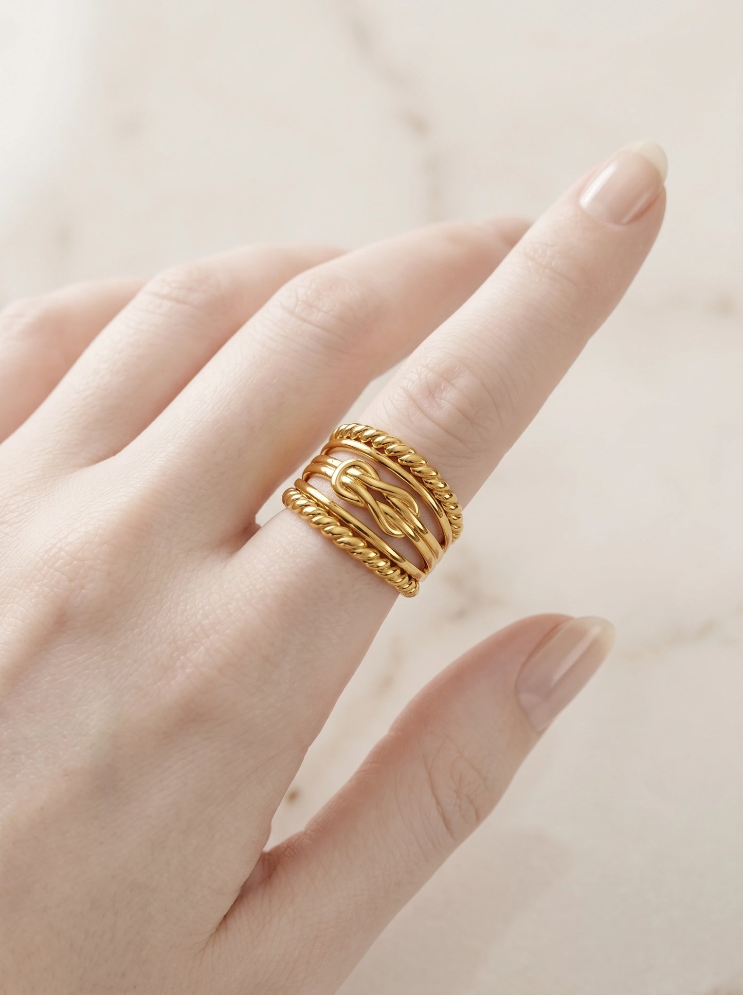 Amara Love Knot Ring
