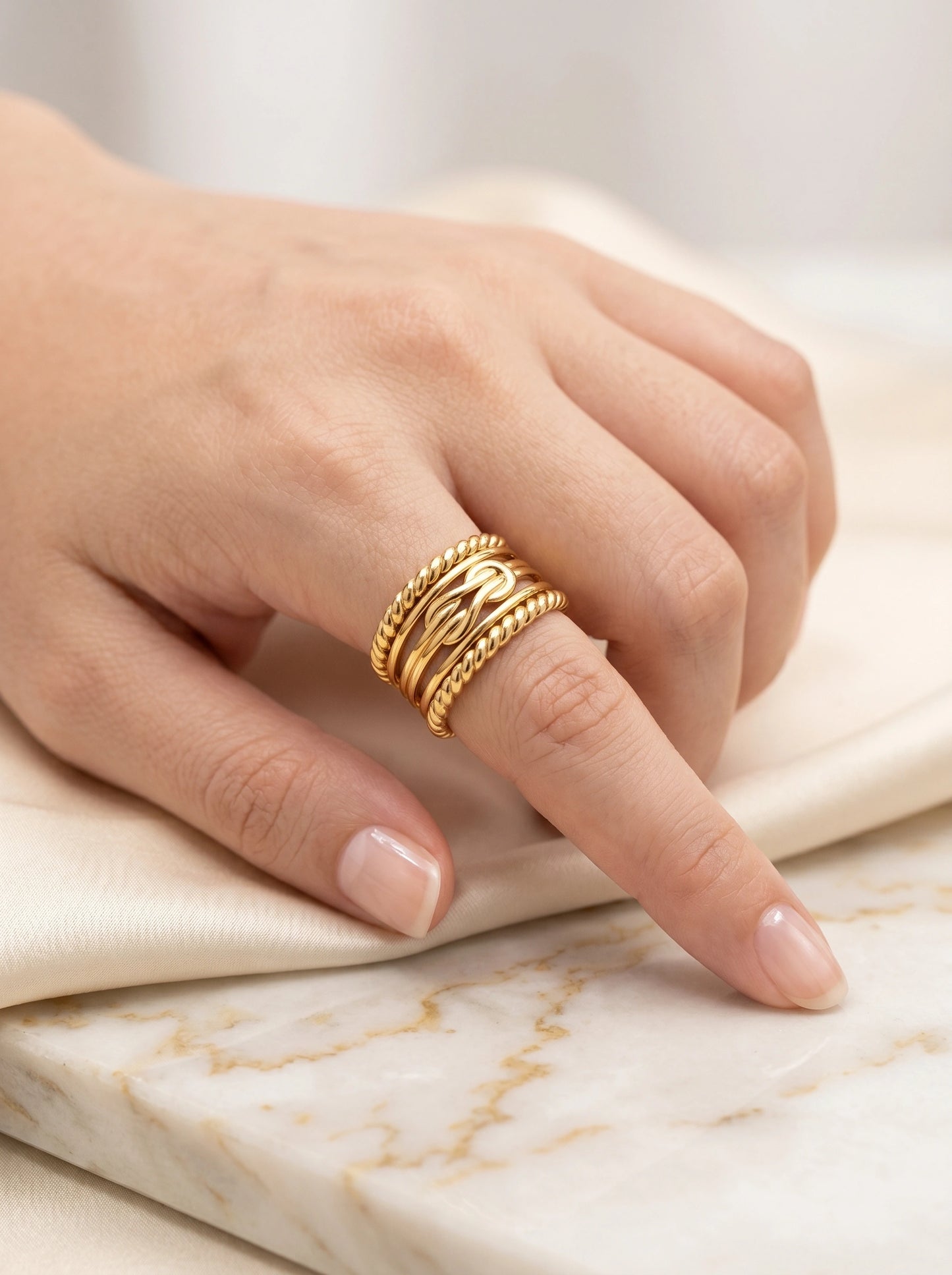 Amara Love Knot Ring