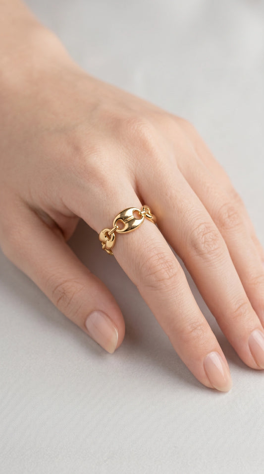 Anya Textured Ring