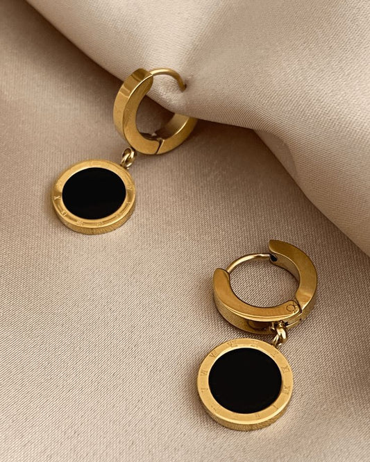 Gilded Roman Charm Earrings