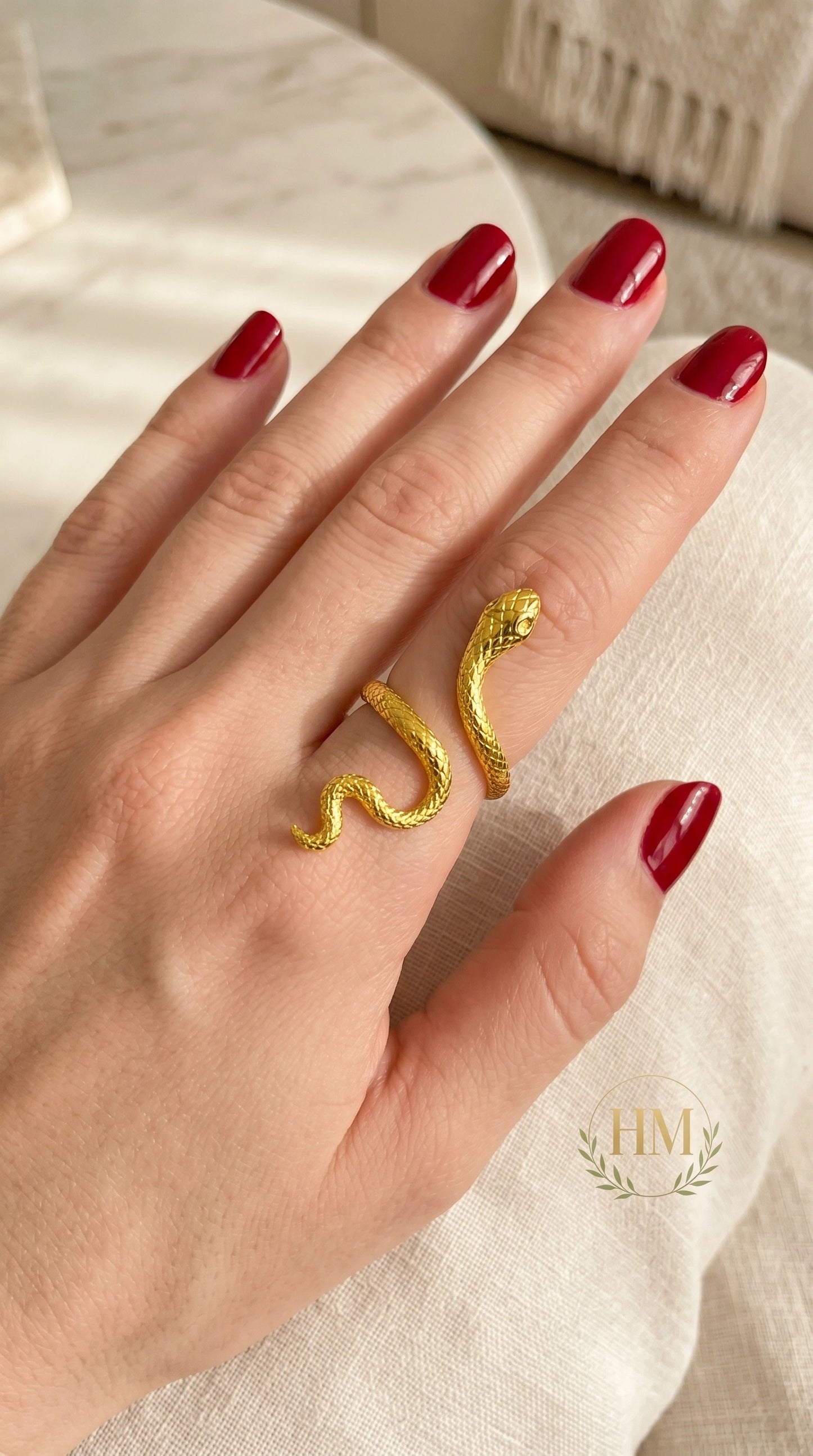 Long Snake Ring