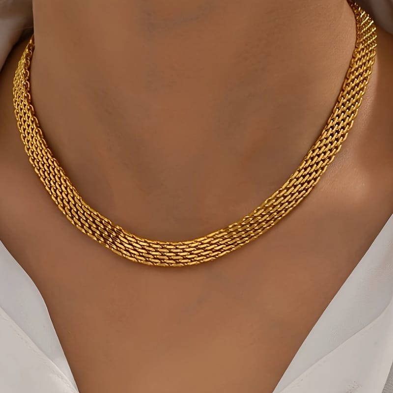 Mesh Chain Necklace
