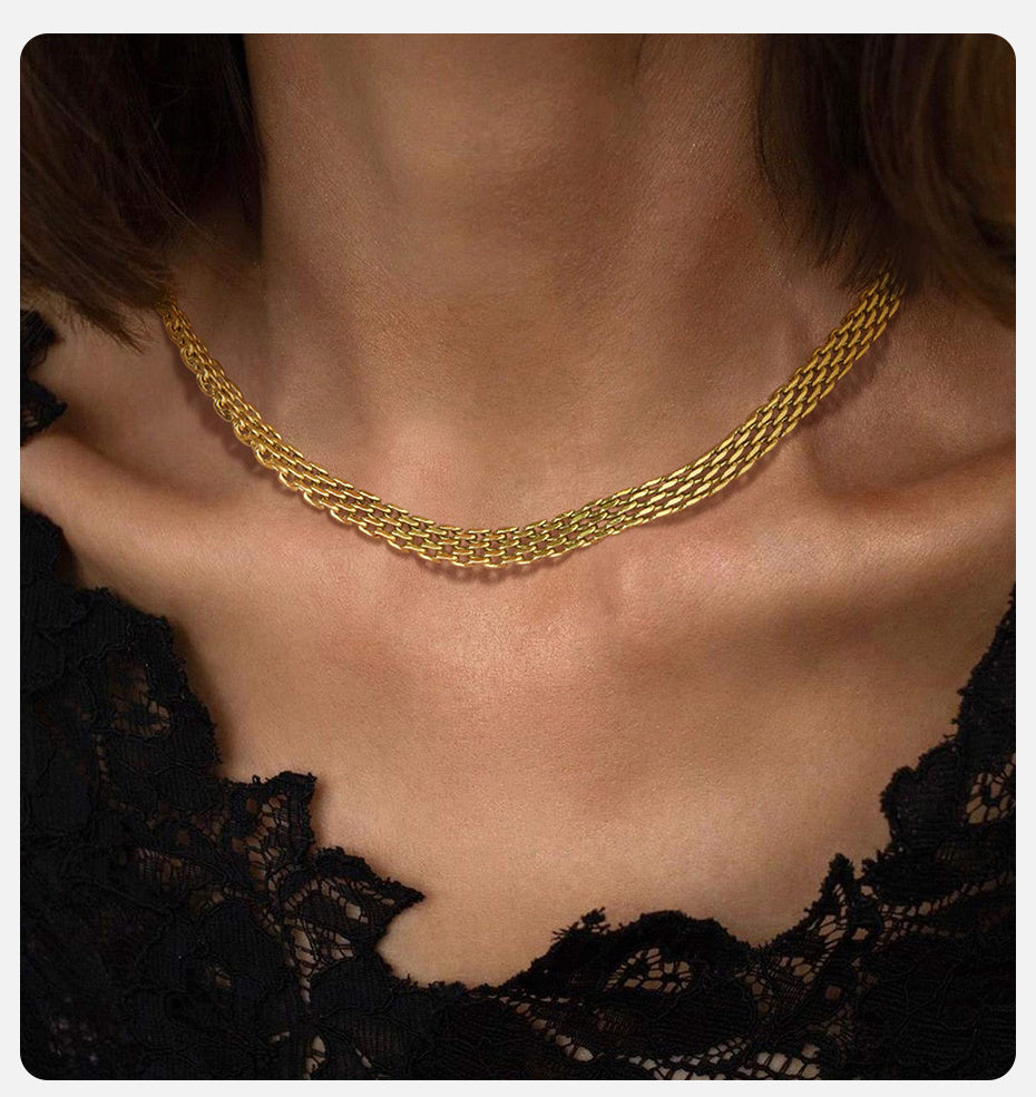 Mesh Chain Necklace