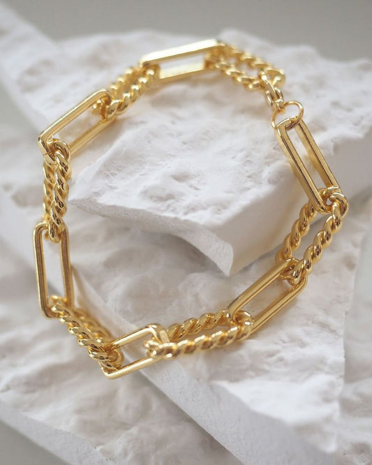Mixed Link Chain Bracelet