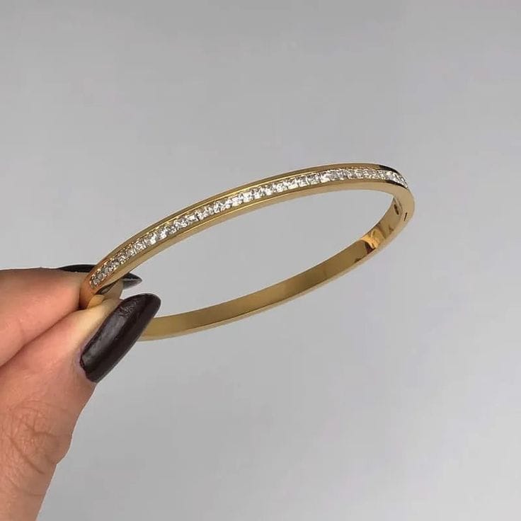 Mother Of Pearl Strass Bracelet