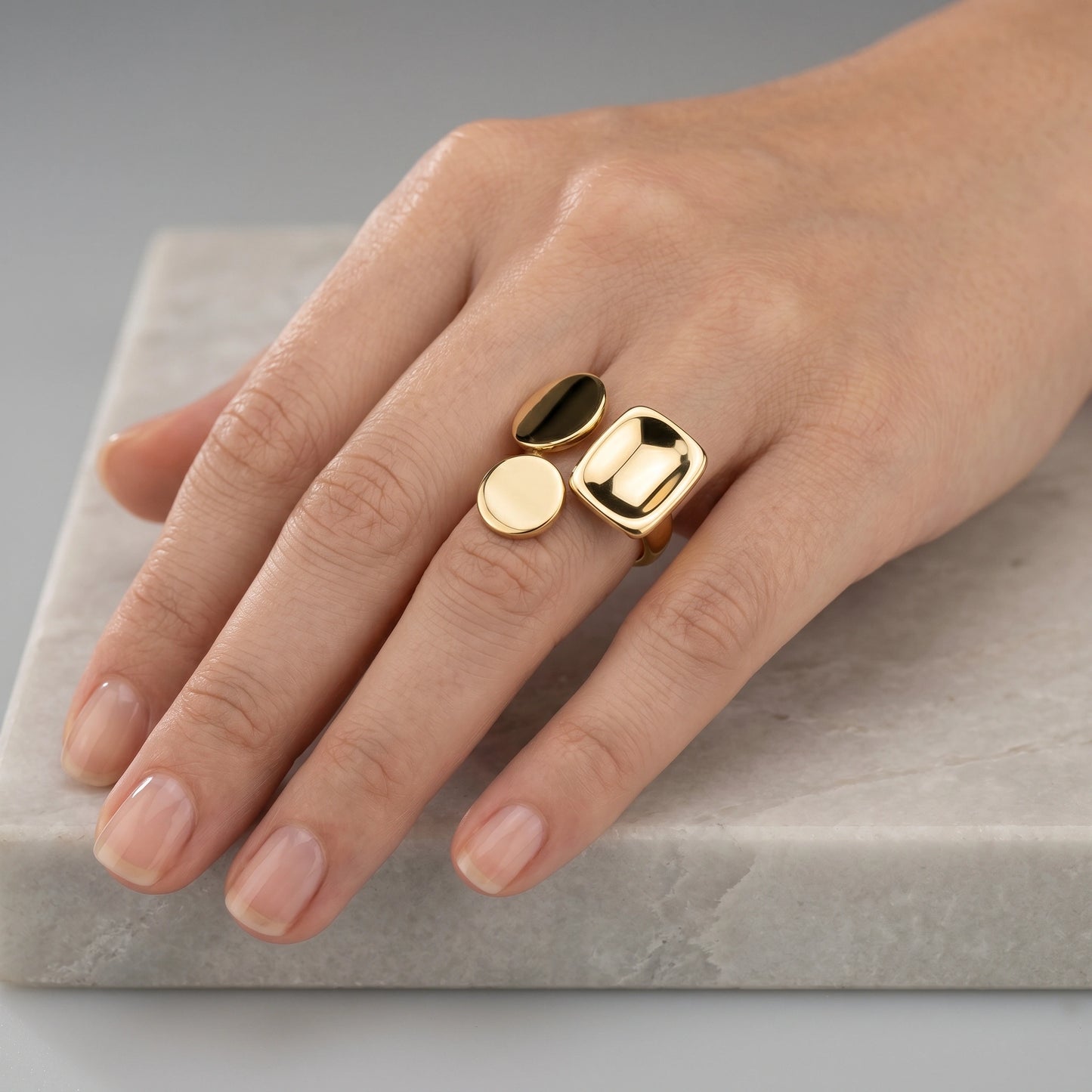 Anya Textured Ring