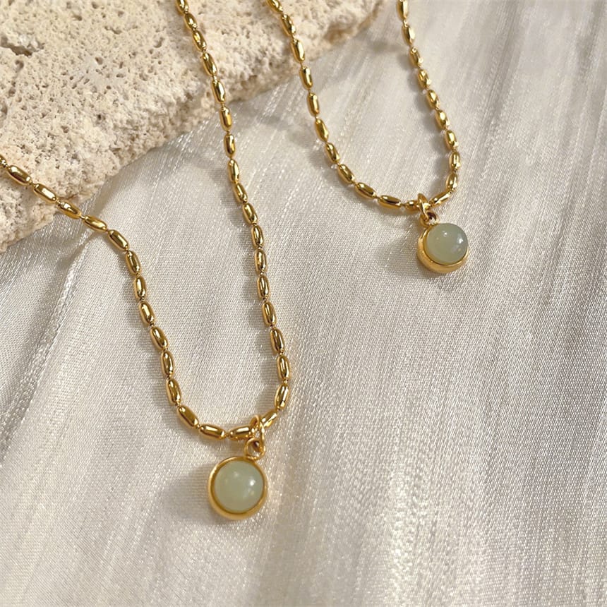 Simple Opal Necklace