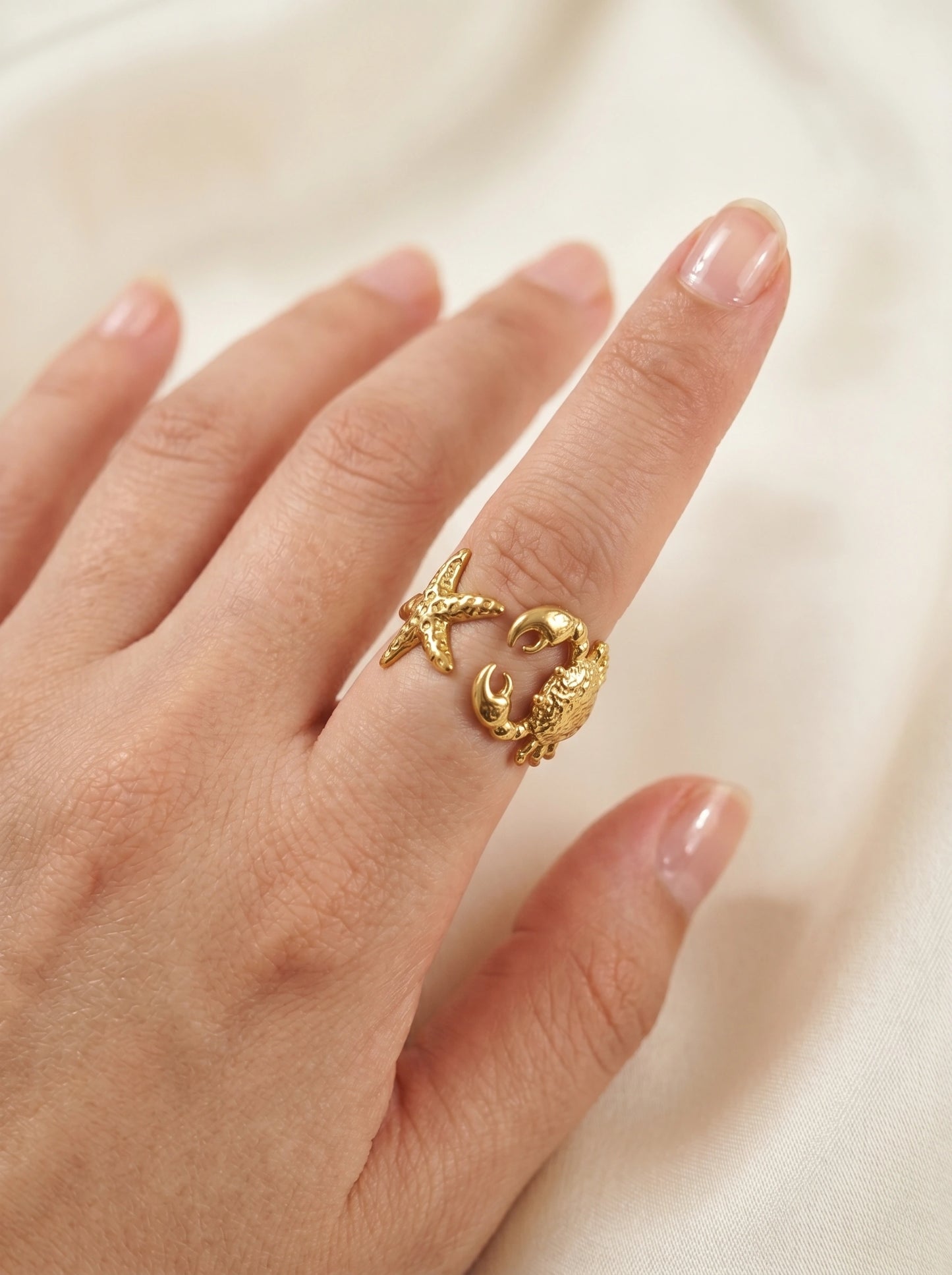 Anya Textured Ring