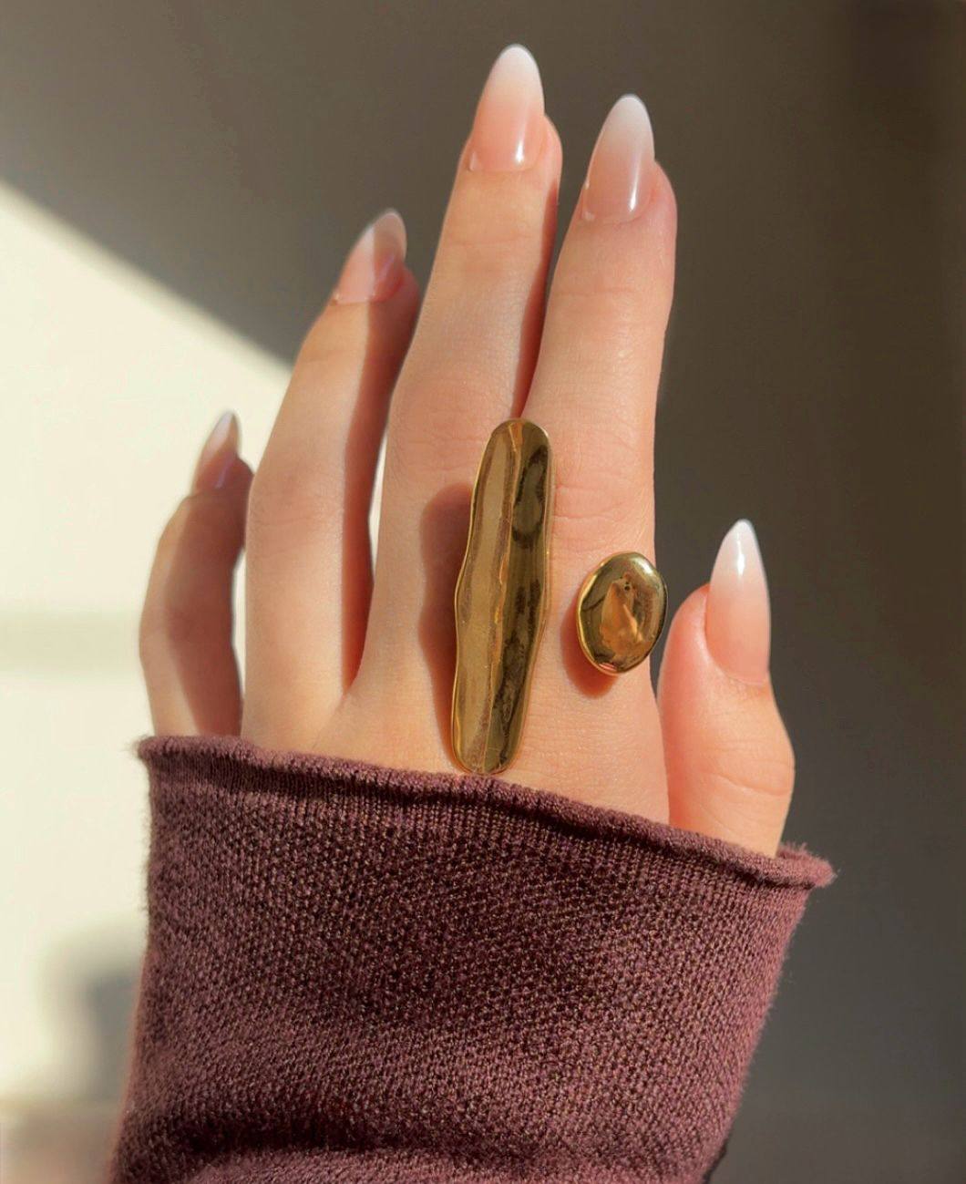 Anya Textured Ring