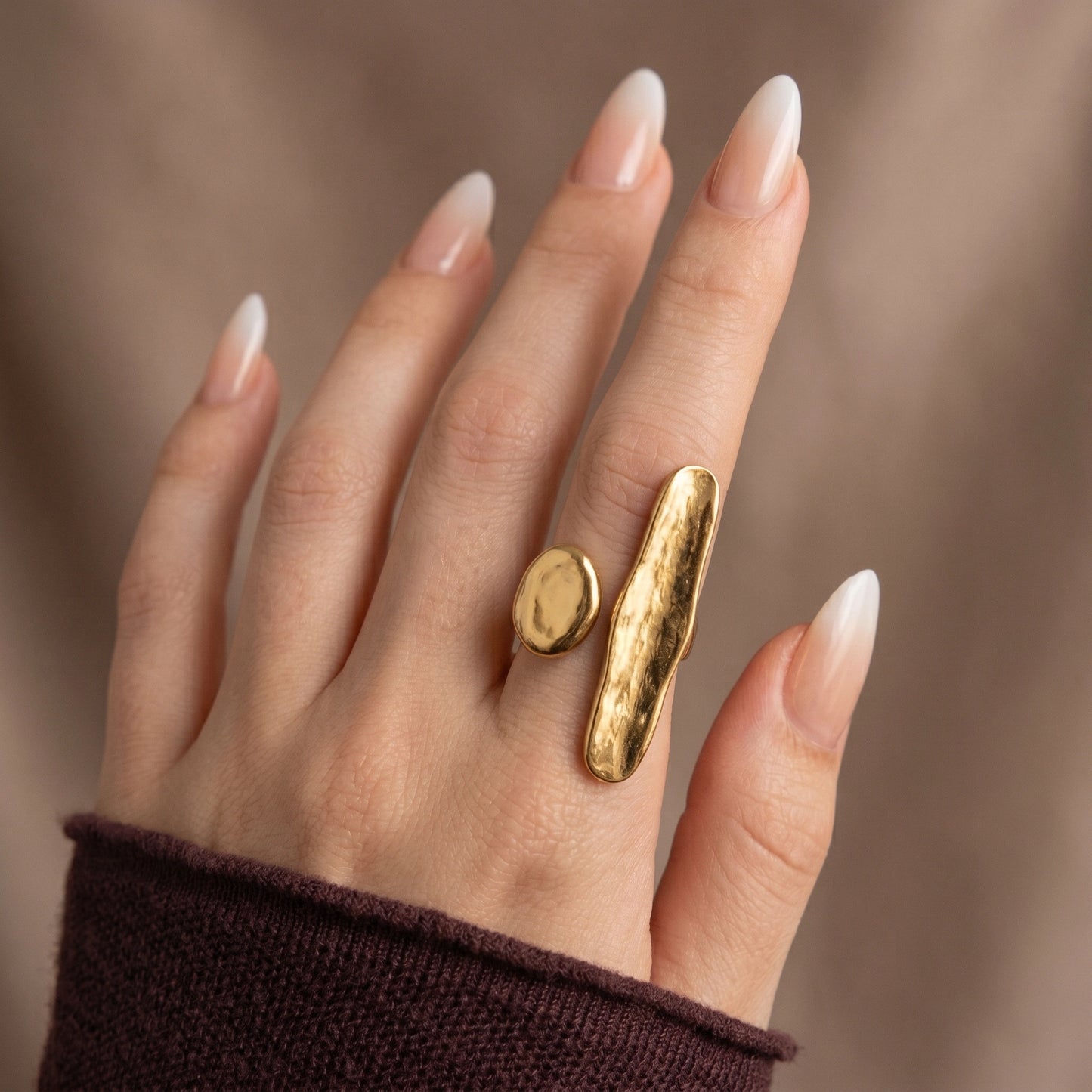 Anya Textured Ring