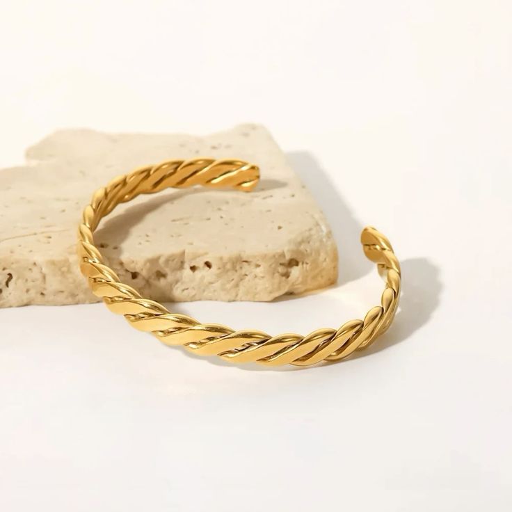 Woven Gold Bracelet